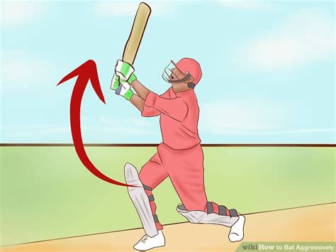 How do you bat aggressively in cricket?