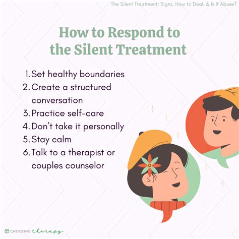 How do you beat silent treatment?