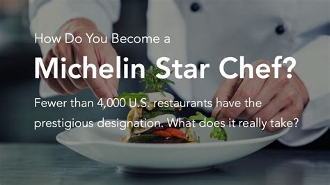How do you become a Michelin Star chef?