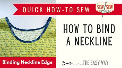 How do you bind a shirt neckline?