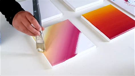 How do you blend paint on a canvas?