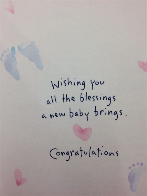 How do you bless someone with a new baby?