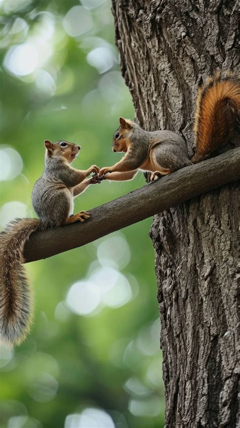 How do you bond with a wild squirrel?