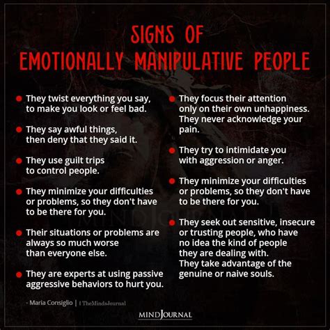 How do you break a manipulative person?