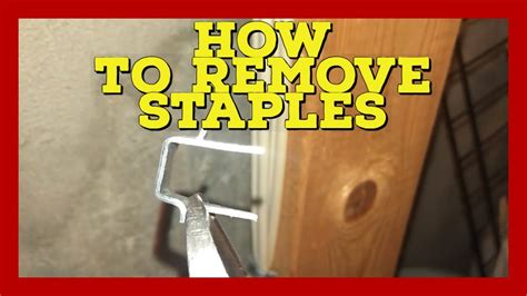 How do you break apart staples?