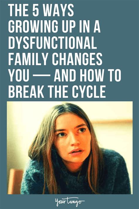 How do you break away from a dysfunctional family?