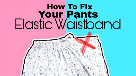 How do you break elastic in a sweatshirt?