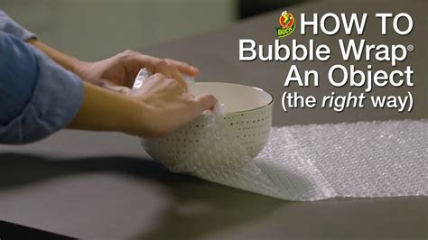 How do you bubble wrap a glass cup?