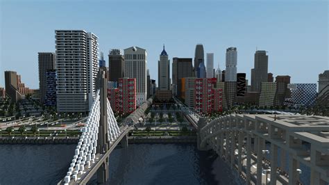 How do you build a city in Minecraft?