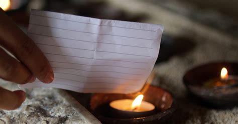 How do you burn a letter safely?