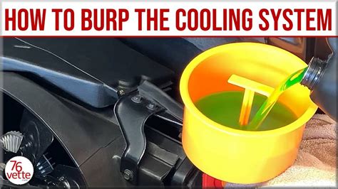 How do you burp a coolant system without a funnel?