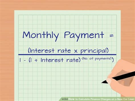 How do you calculate Finance Charges on a car?