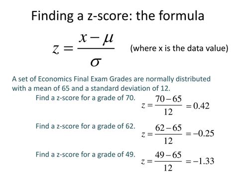 How do you calculate Z score?