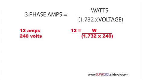 How do you calculate amps from power?