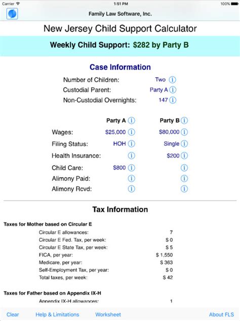 How do you calculate child support in NJ?