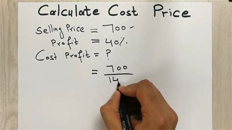 How do you calculate cost plus 40%?