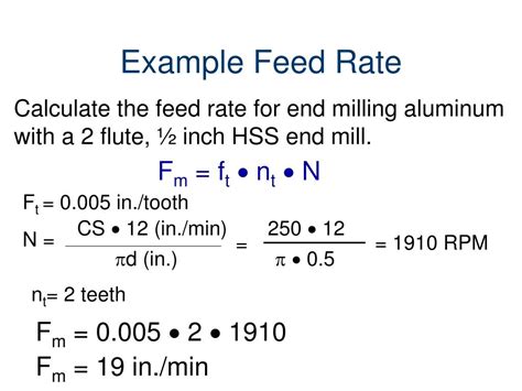 How do you calculate feeding rate?