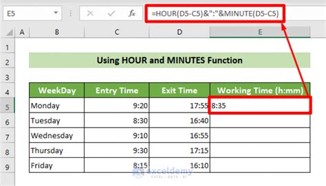 How do you calculate hours and minutes?