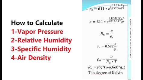 How do you calculate humidity ratio of moist air?