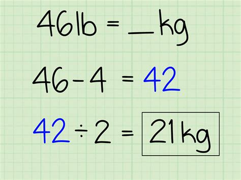 How do you calculate lbs from kg?