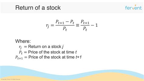 How do you calculate return on stock?