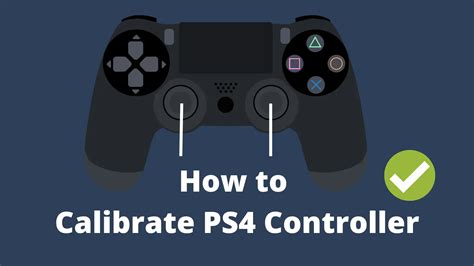 How do you calibrate a ps4 controller drift?