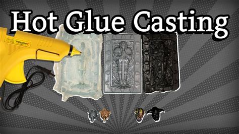 How do you cast with hot glue?