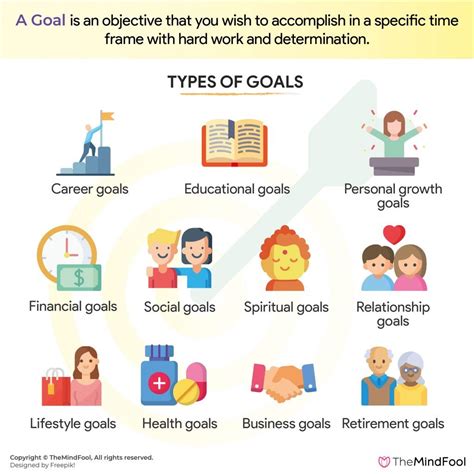 How do you categorize goals?