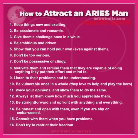 How do you challenge an Aries man?