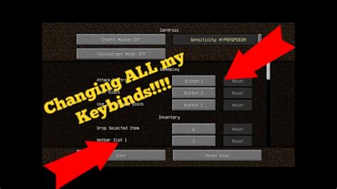 How do you change Minecraft keys?