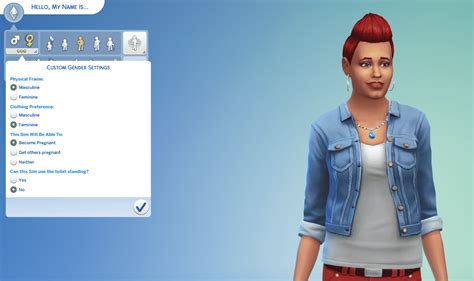 How do you change gender preference in Sims 4?