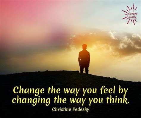 How do you change the way you think?