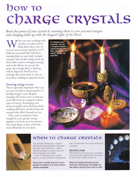 How do you charge all crystals at once?