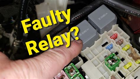 How do you check if a relay is burnt?
