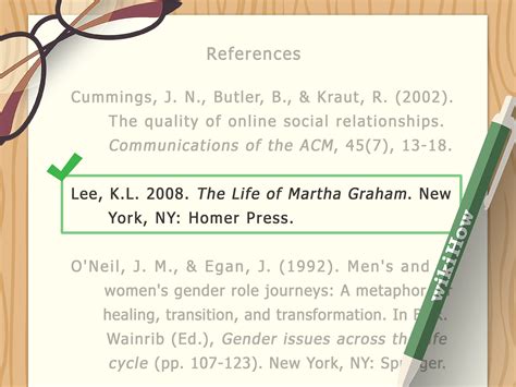 How do you cite references in APA format?