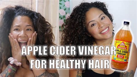How do you clarify your hair with apple cider vinegar?