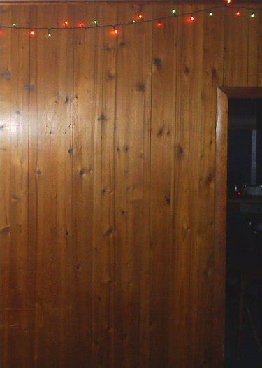 How do you clean 50 year old wood paneling?