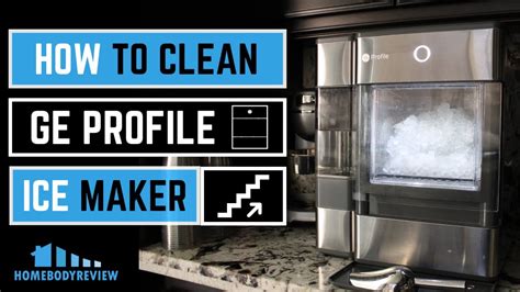 How do you clean a GE Profile Opal ice maker?