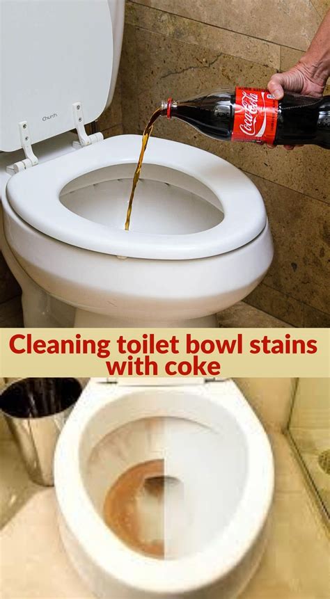 How do you clean a badly stained toilet?