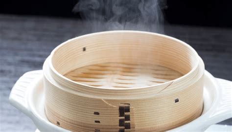 How do you clean a burnt bamboo steamer?
