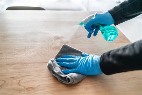 How do you clean a dirty surface?