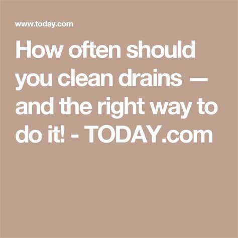 How do you clean a drain without chemicals?