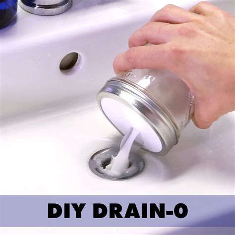 How do you clean a homemade drain hack?