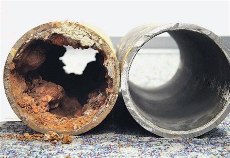 How do you clean a pipe with rock salt?