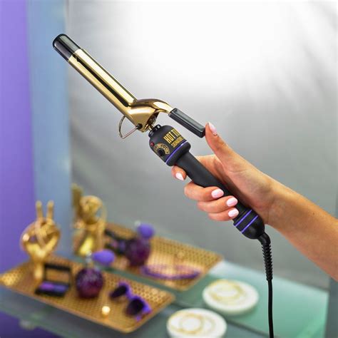 How do you clean a professional hot tools curling iron?