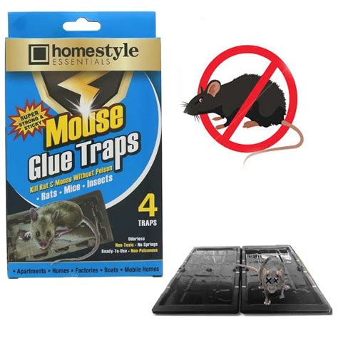 How do you clean a sticky mouse trap?