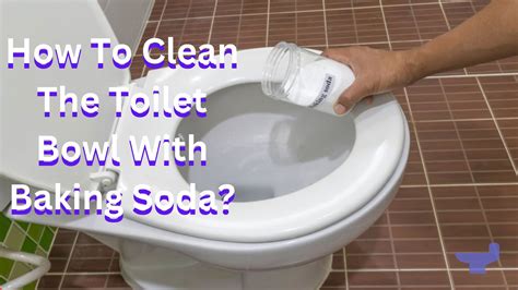 How do you clean a toilet with baking soda?
