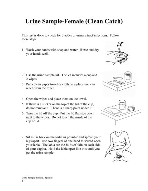 How do you clean a urine sample?