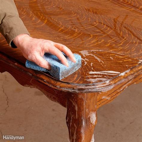 How do you clean a waxed wood table?
