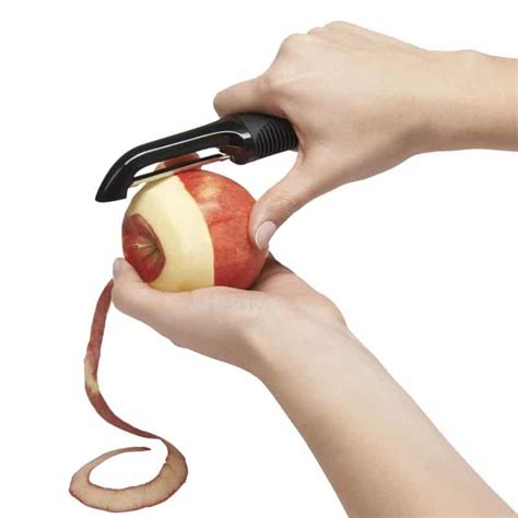 How do you clean an apple peeler?